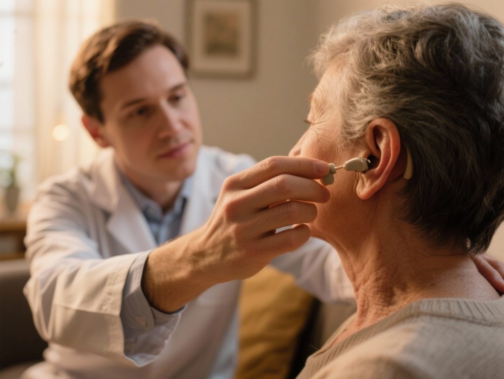 התאמת מכשירי שמיעה בבית הלקוח
